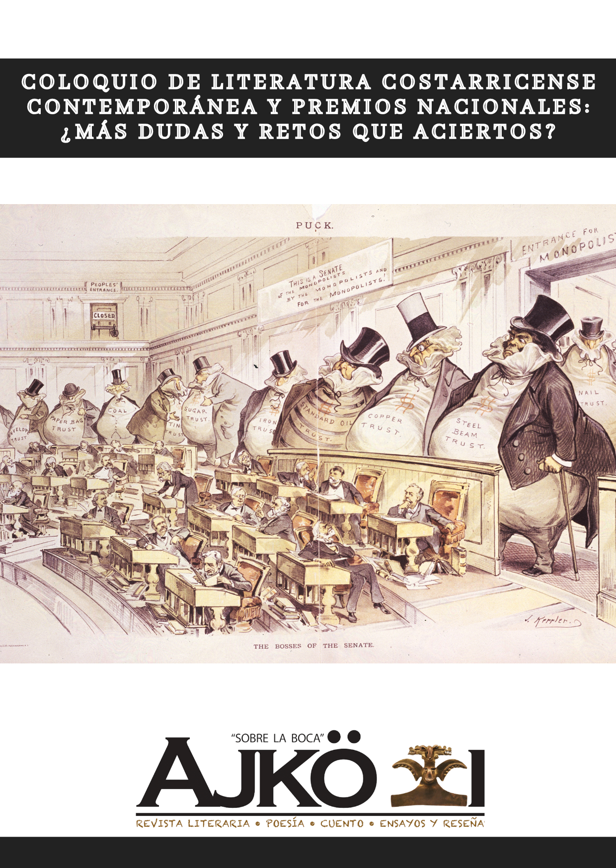  COLOQUIO DE LITERATURA COSTARRICENSE CONTEMPORÁNEA Y PREMIOS NACIONALES: ¿MÁS DUDAS Y RETOS QUE ACIERTOS?
